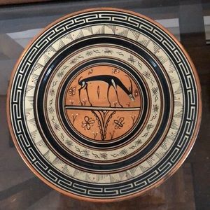 Two Copper Enameled Decorative Plates
